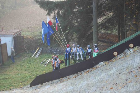 chvíle před závodem